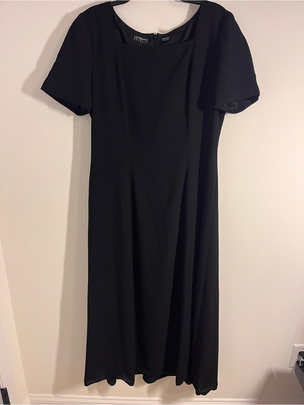Liz Claiborne Black Maxi A-Line Dress